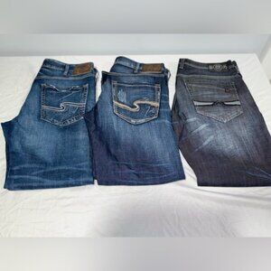 Men’s Jean Bunlde - Silver and Buffalo David bitton 36x32 inseam